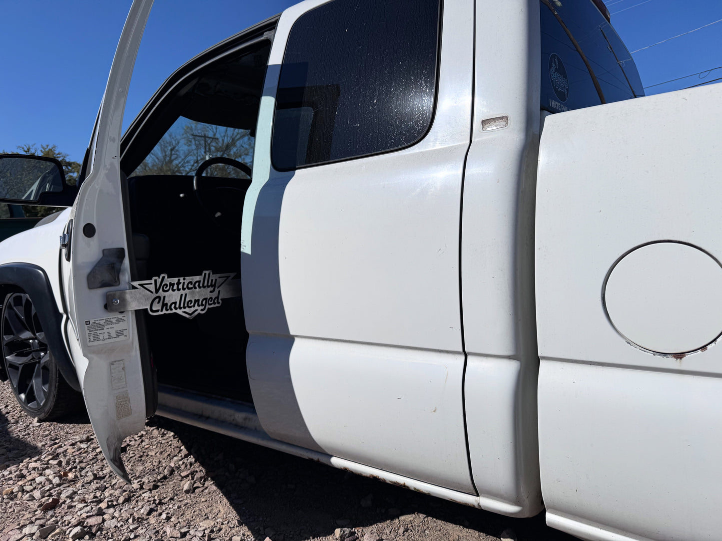 Vertically Challenged door props